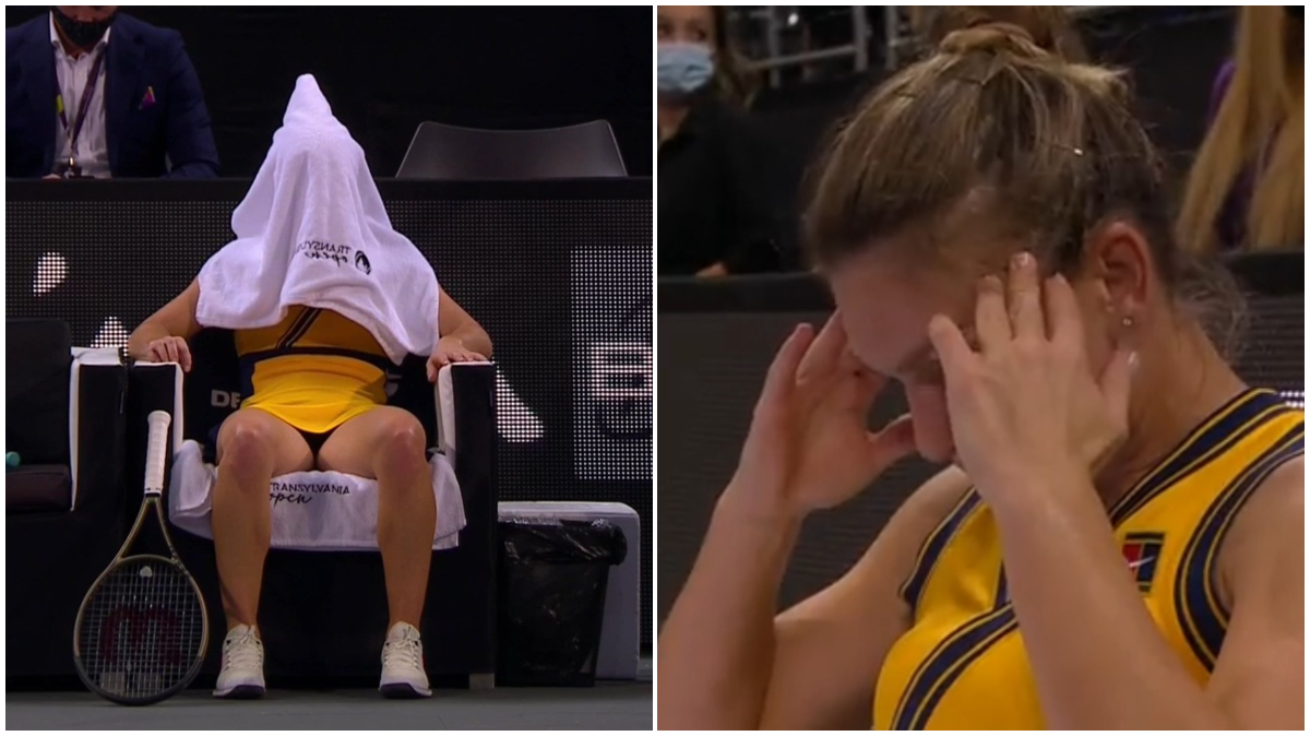 Simona Halep a apelat la tertipuri care mai de care mai inedite în finala cu Anett Kontaveit! Tehnicile psihologice ale româncei au fost însă în zadar | FOTO & VIDEO