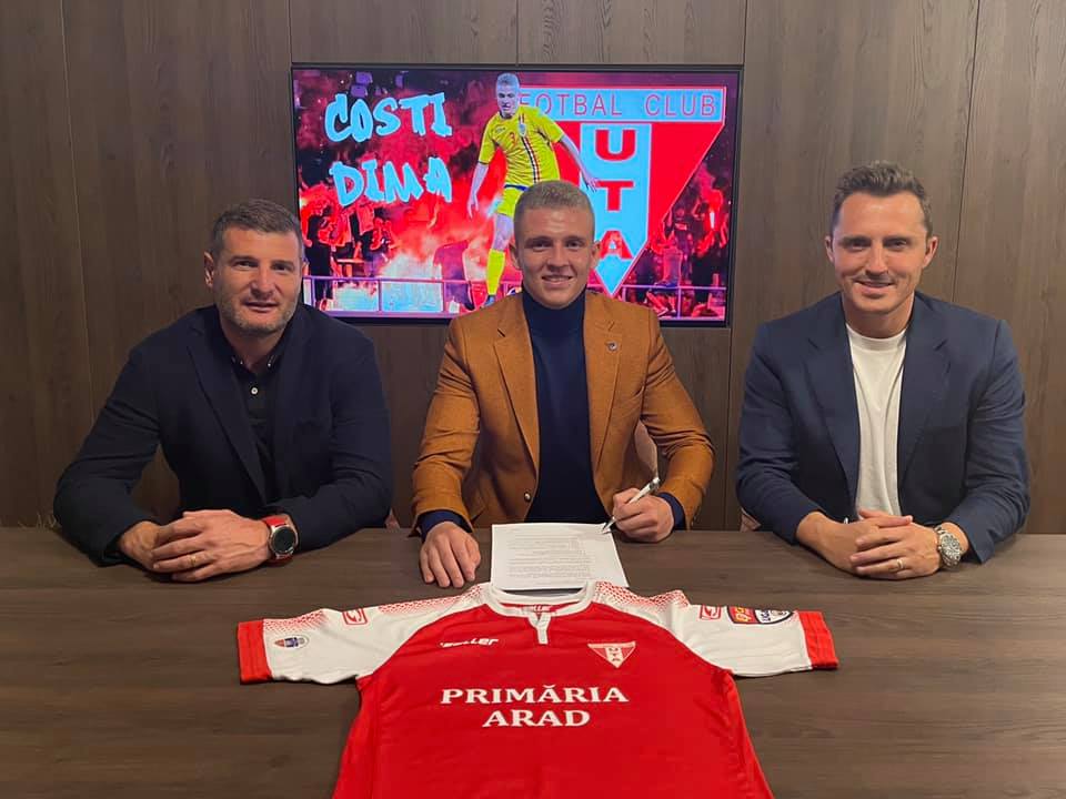 Transfer important reușit de UTA Arad! A adus un jucător crescut de Dinamo, cu meciuri pentru naționalele de juniori și tineret ale României