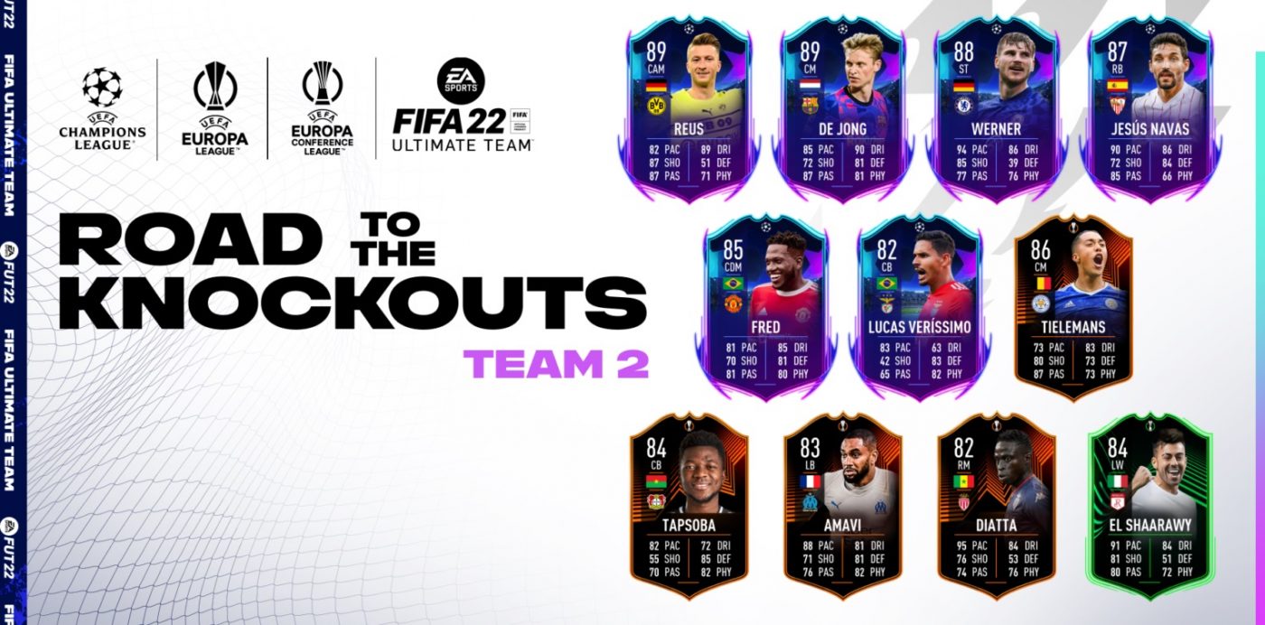 Evenimentul Road to The Knockouts și-a lansat a doua echipă în FIFA 22