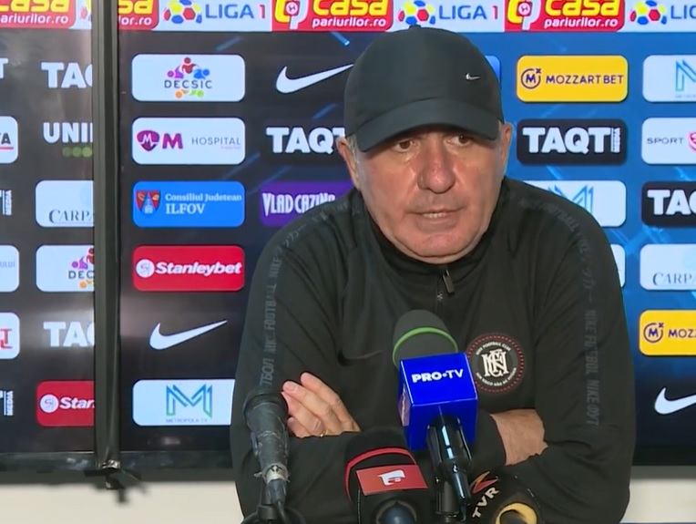 Gheorghe Hagi, supărat pe jucătorii săi după eșecul cu FC Voluntari: „Adversarul a ajuns o dată în careu. Fotbaliștii mei sunt total eronați în gândire”