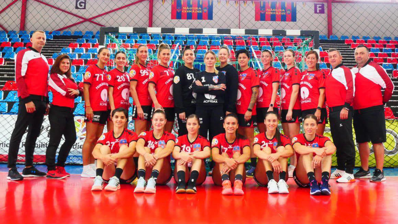 Măgura Cisnădie a câștigat în Cehia, cu Banik Most, meciul din EHF European League