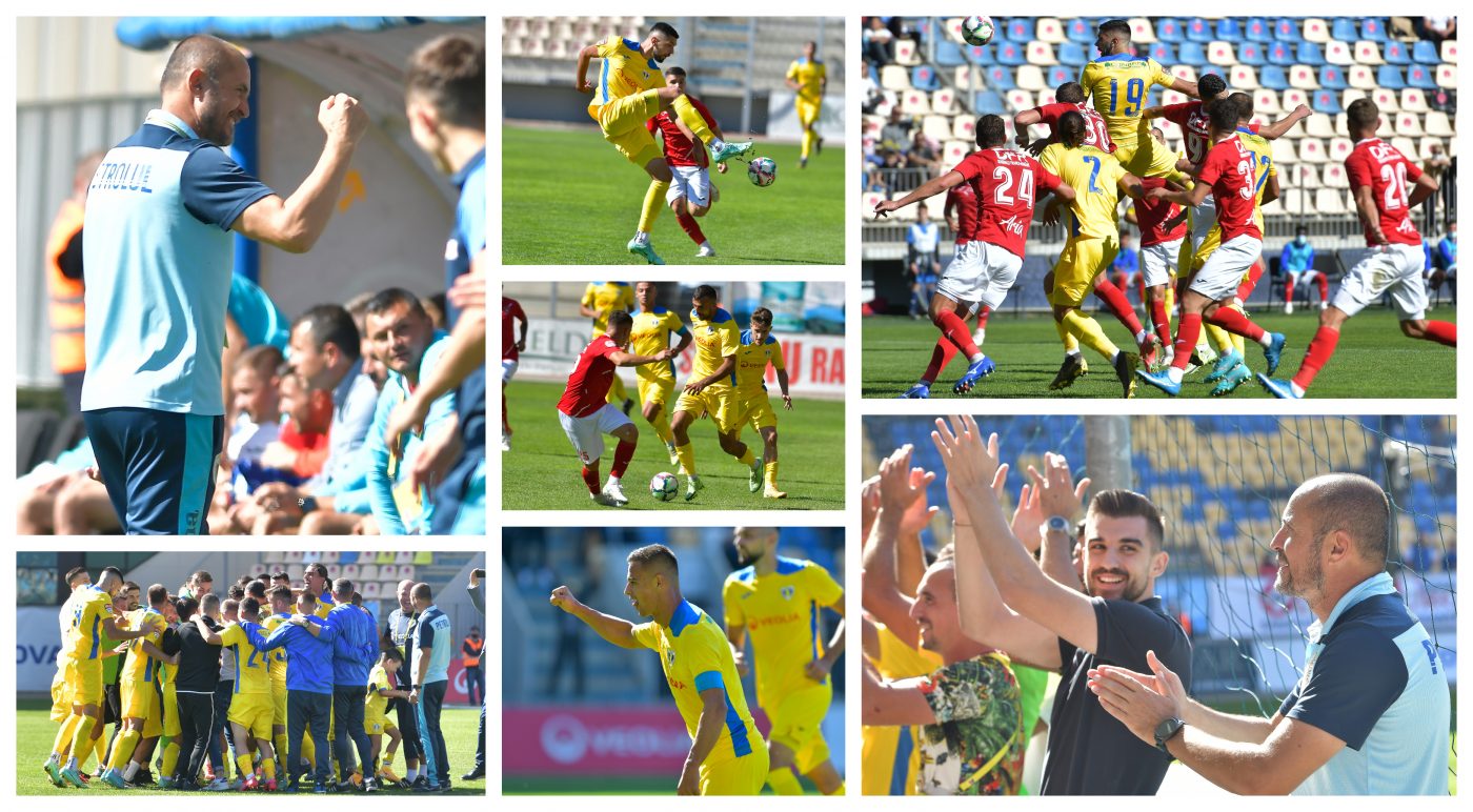Petrolul leagă victoriile, Nae Constantin comentează victoria cu Șelimbăr: ”Un joc destul de spectaculos, care cred că a făcut deliciul spectatorilor.” Ce așteptări are de acum înainte de la Jarovic și Măzărache