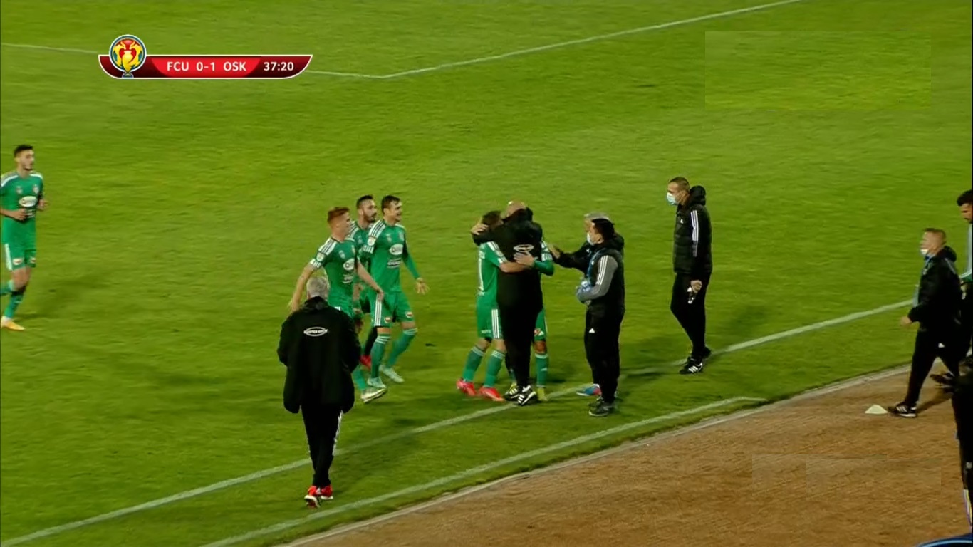 U Craiova 1948 – Sepsi OSK 0-1,  Live Video Online în optimile Cupei României. Covăsnenii conduc grație lui Achahbar și continuă să îi preseze pe elevii lui Flavius Stoican!