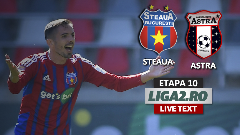 Steaua se împiedică în Ghencea de ultima clasată Astra! Un gol senzațional, direct din corner, a decis meciul în care portarul Moroz a fost înger păzitor