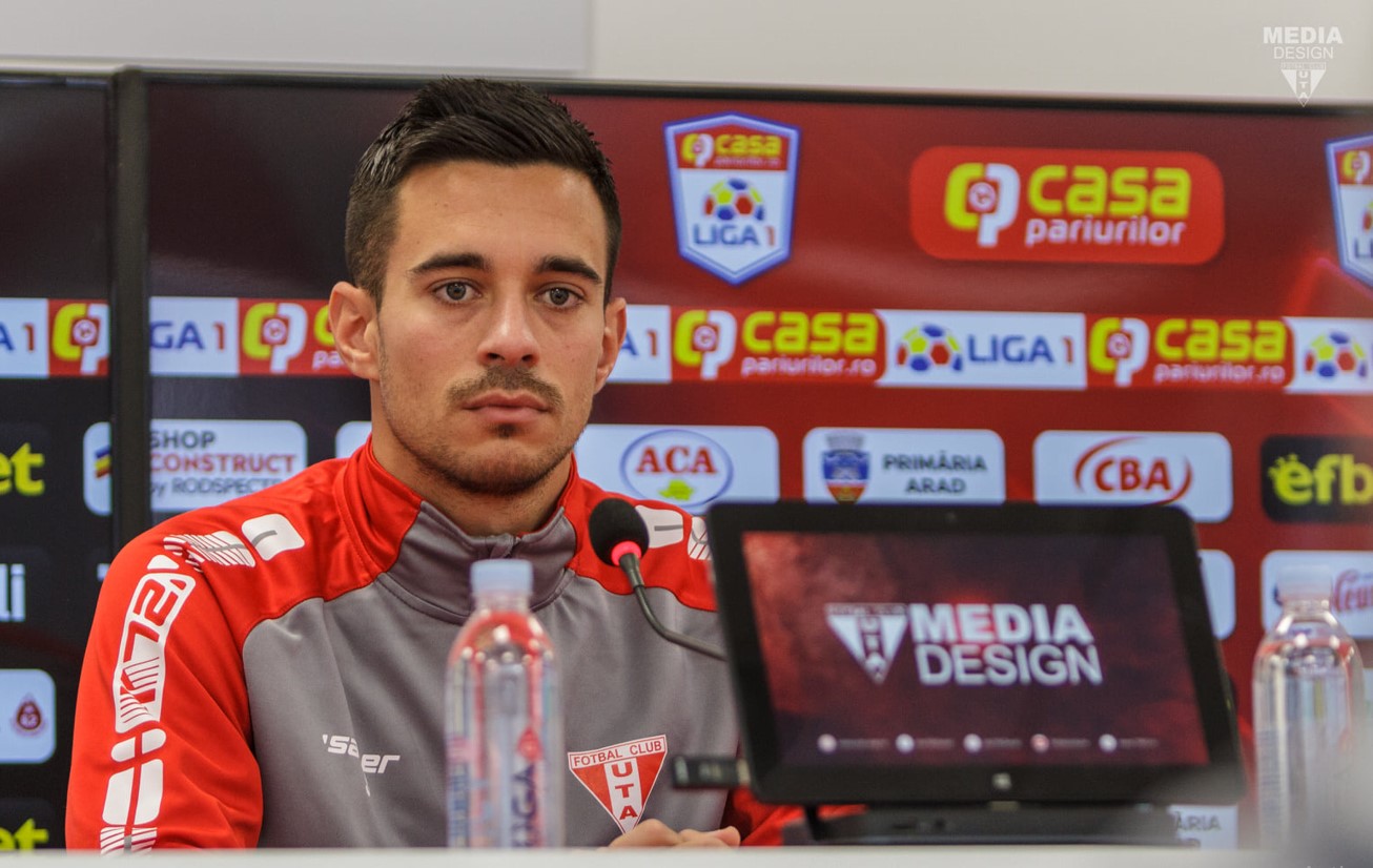 Croatul Dangubic, pregătit de un tricou de titular în UTA – FC U Craiova: „Să reluăm seria de victorii întreruptă acum o lună!”