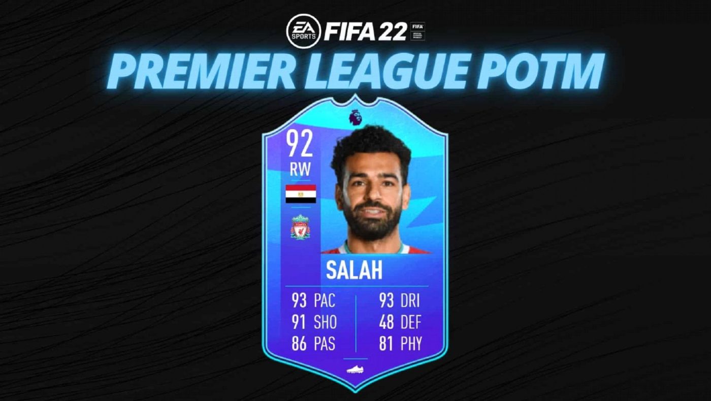 Player Of The Month Mohamed Salah în FIFA 22! Cât valorează și ce atribute are în modul Ultimate Team