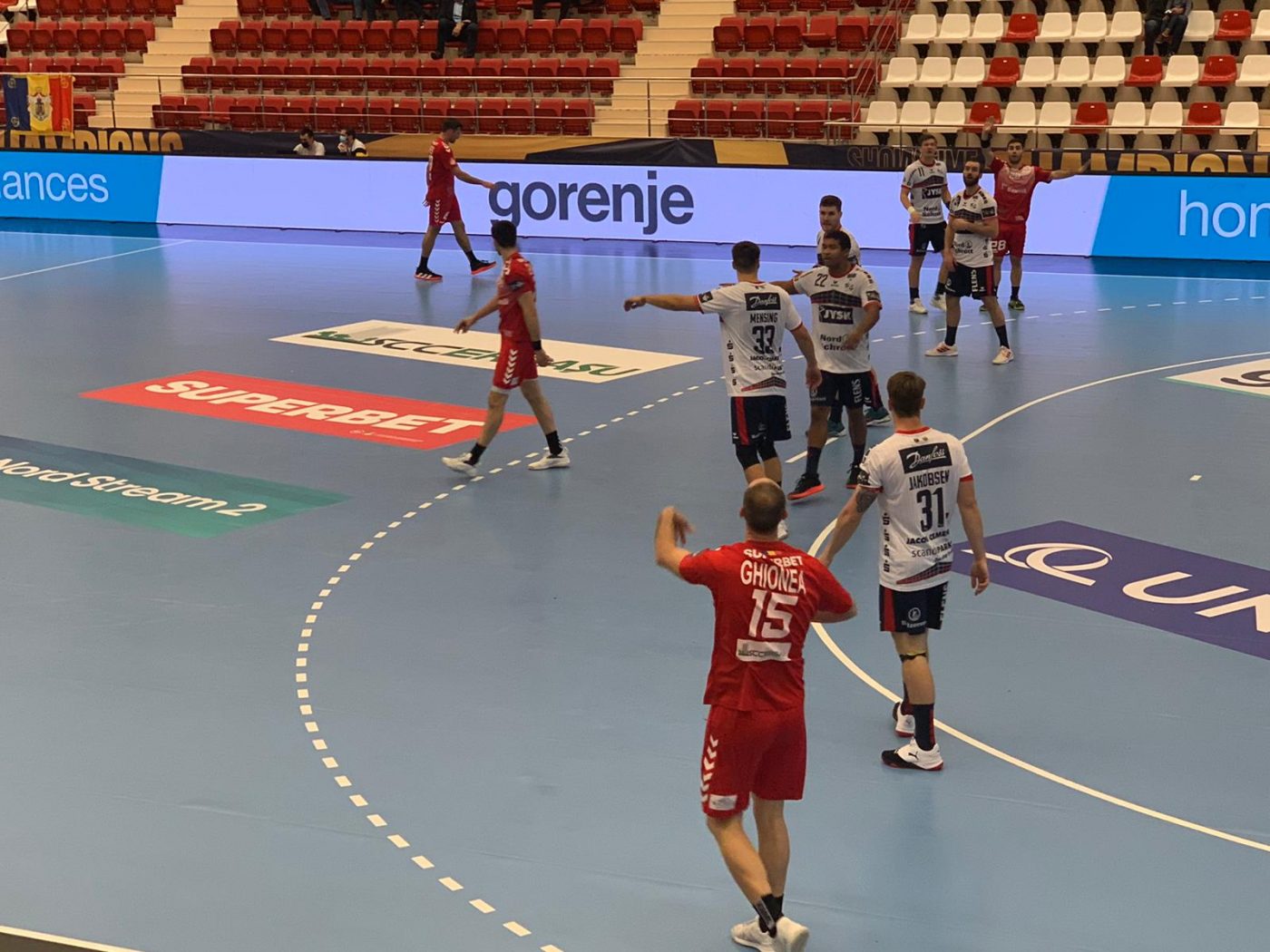 Dinamo, o nouă înfrângere clară în fața celor de la Flensburg, în Liga Campionilor! „Au câștigat pe merit. Portarul lor a fost în zi mare”