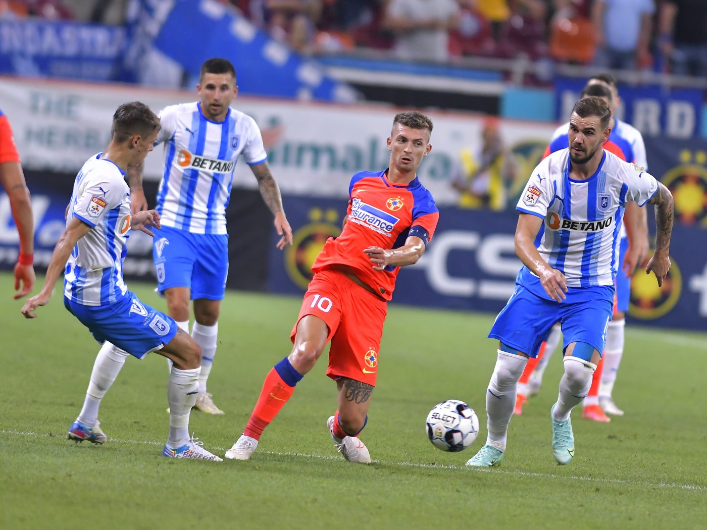 Cu spectatori doar o repriză! Pariu pe derby-ul etapei din Liga 1, CS Universitatea Craiova – FCSB