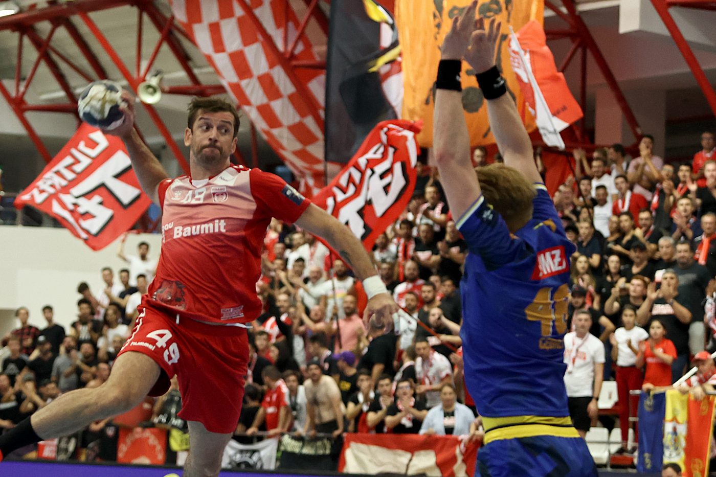 Dinamo a luptat admirabil, însă a pierdut pe terenul celor de la Flensburg, în grupele Ligii Campionilor. Shebib, cel mai bun marcator al meciului