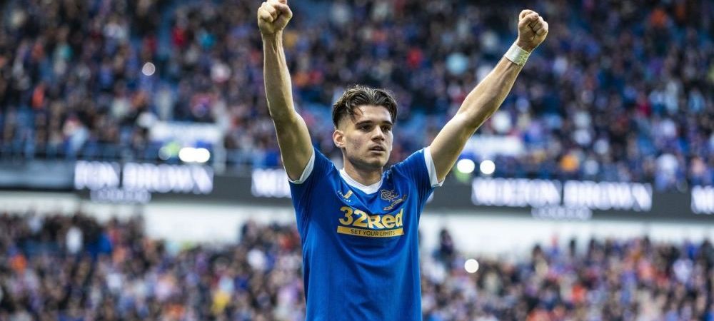 Ianis Hagi, pauză forțată! Nu va mai juca pentru Glasgow Rangers după data de 26 decembrie