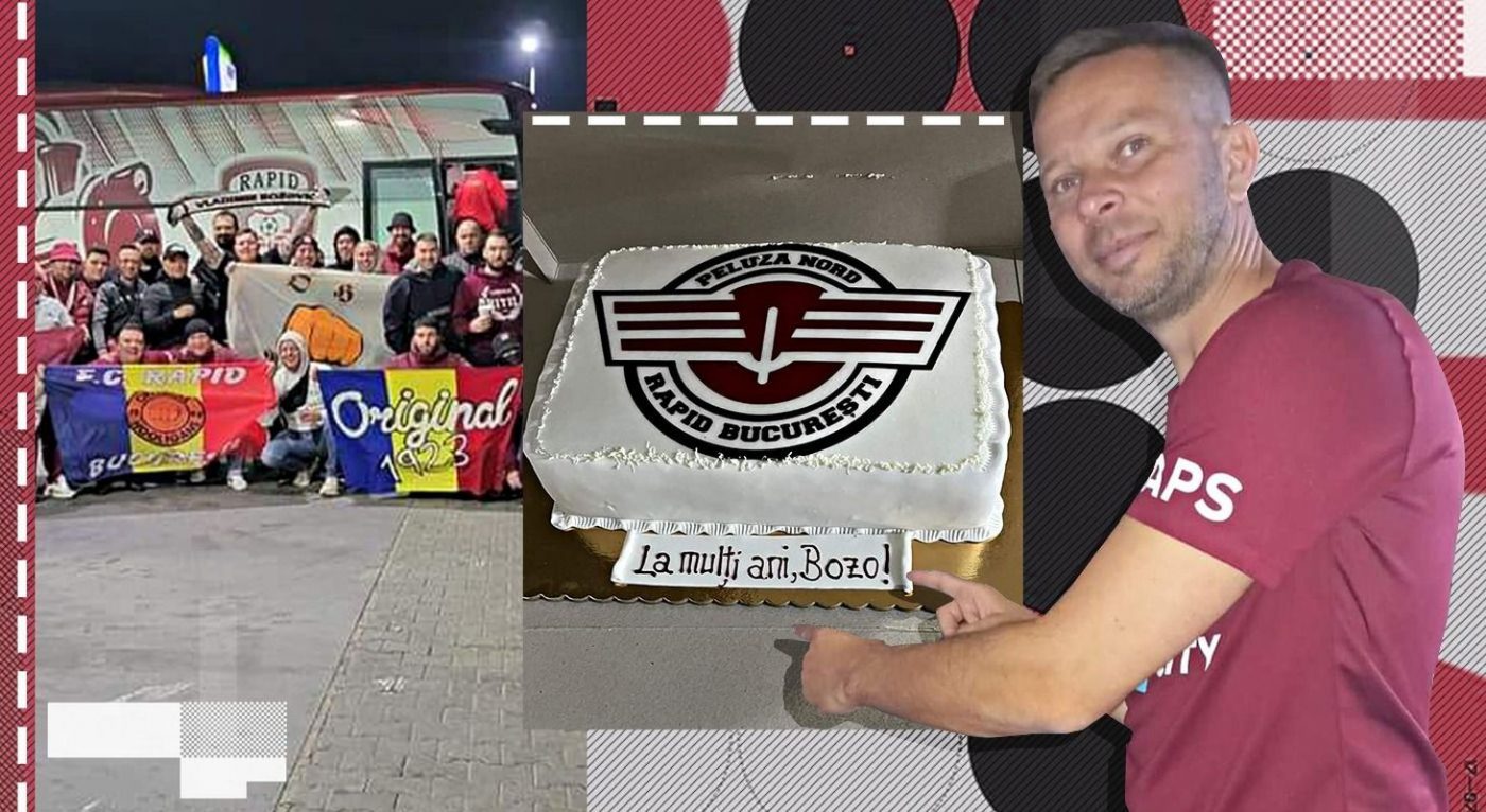 Reportaj Prosport în Serbia, din mijlocul suporterilor Rapidului. Un exemplu de iubire și respect pentru un simbol, Vladimir Bozovic. De ce fanii alb-vișinii sunt unici | FOTO + VIDEO