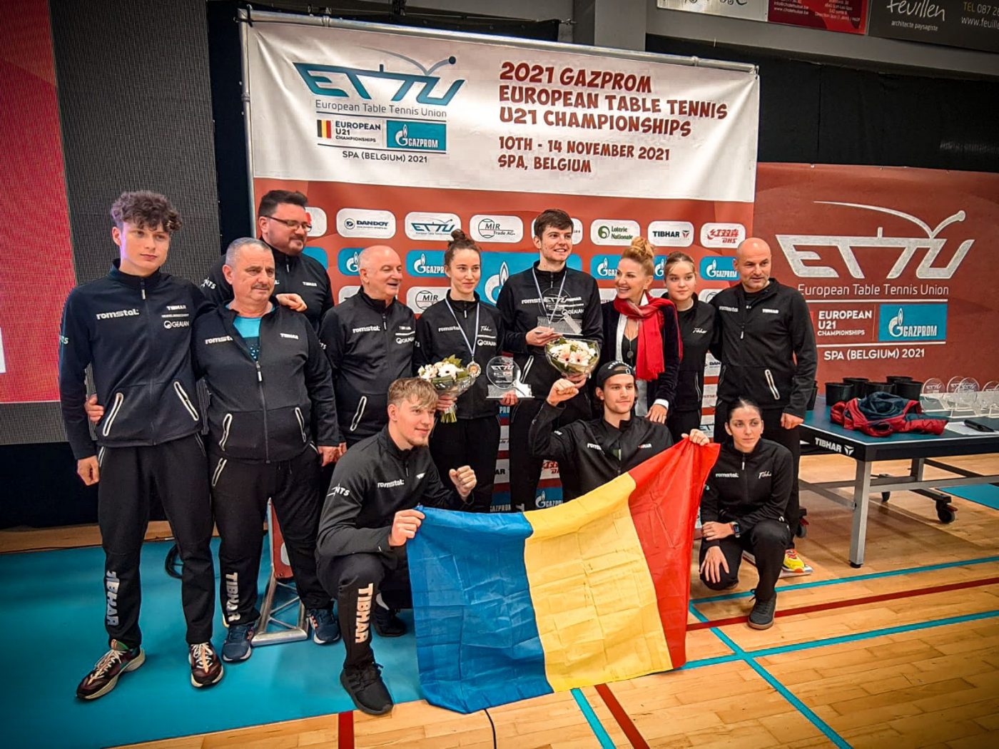 România, performanță uriașă la tenis de masă! Andreea Dragoman și Rareș Șipoș sunt campioni europeni
