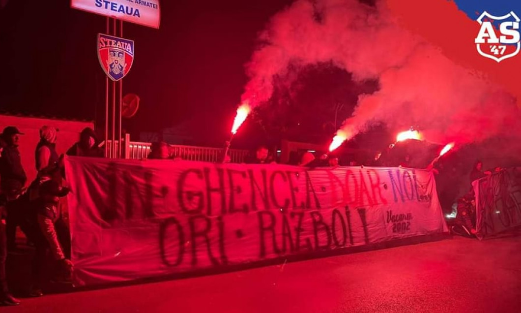 Ultrașii Stelei o amenință pe FCSB! Mesaj clar pentru conducători: „În Ghencea doar noi… ori război!”