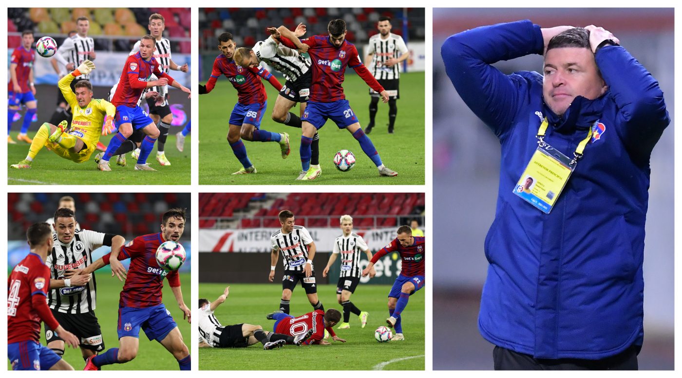 ”Precipitarea, frica și lipsa personalității” au dus la primul eșec al Stelei pe noul stadion. Daniel Oprița a lăsat garda jos după înfrângerea cu ”U” Cluj