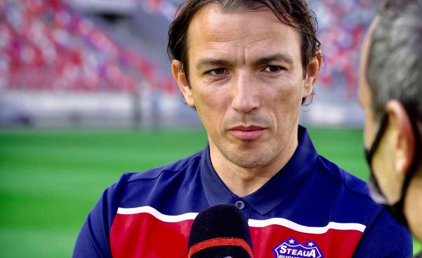 Oaspete de lux pe Stadionul Steaua! George Ogăraru s-a întâlnit cu un fost coechipier de la FCSB: „Un bun prieten mi-a făcut astăzi o surpriză!”