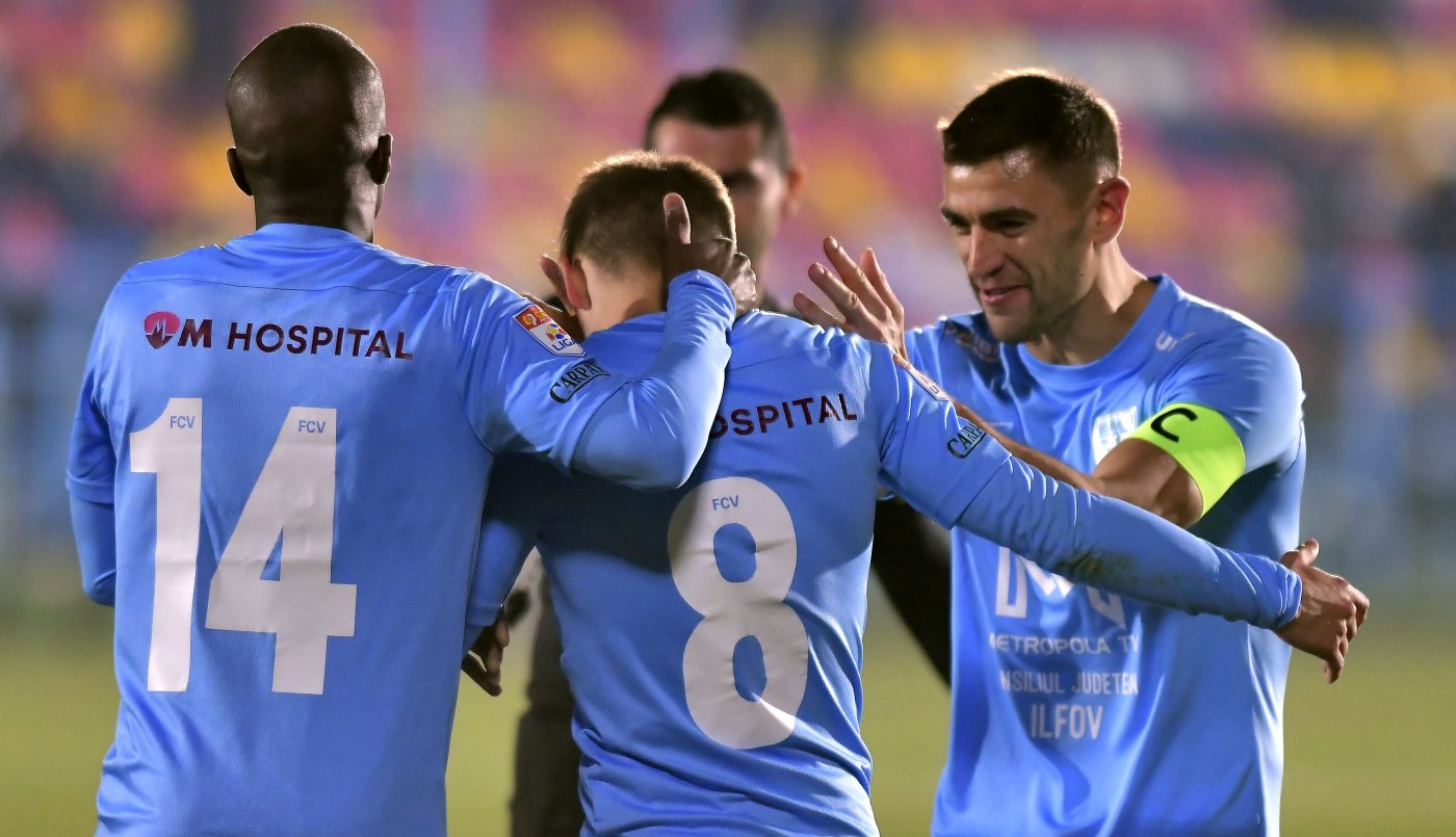 FC Voluntari – Dinamo București 2-1, în etapa a 16-a din Liga 1 | Ilfovenii întorc rezultatul și îi înving pe „câinii” lui Mircea Rednic