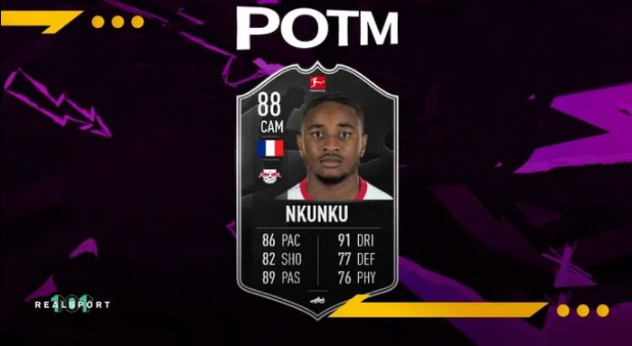 Christopher Nkunku este unul dintre jucătorul lunii în FIFA 22. Ce card a primit mijlocaș ofensiv