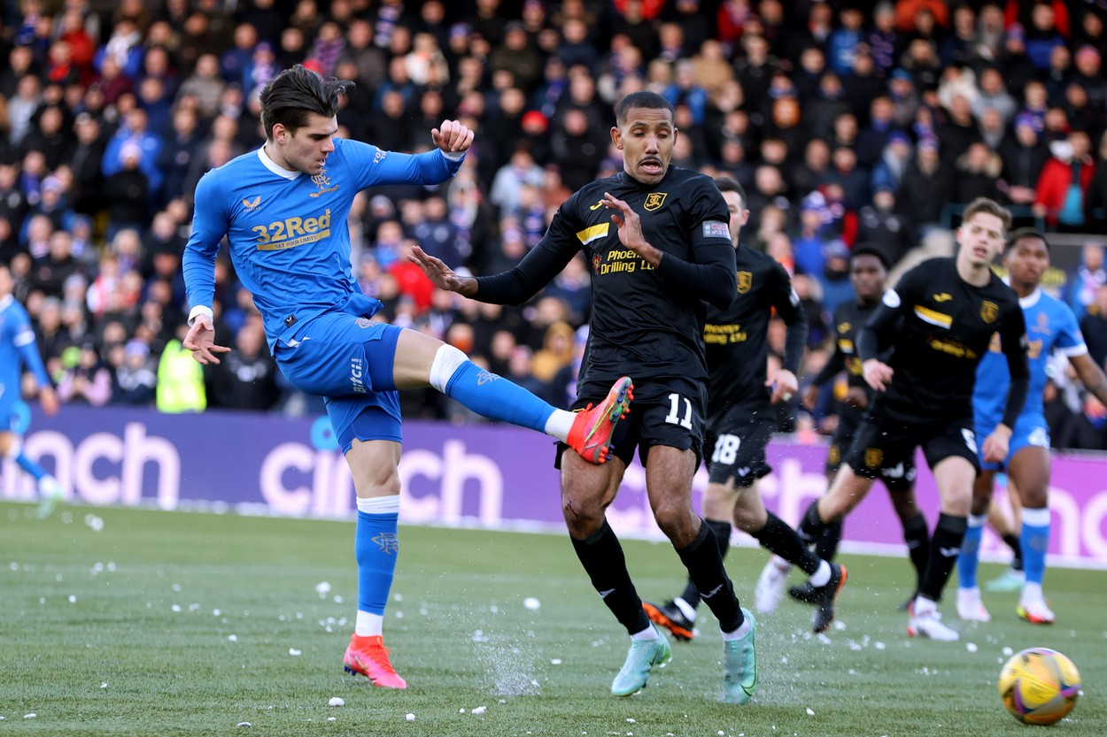 Ianis Hagi, titular pentru Rangers în campionatul Scoției! Ce notă a primit fotbalistul român