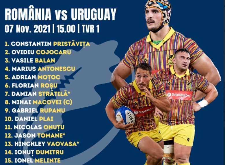 România-Uruguay la Verona (duminică, ora 15.00) | Știm deja primul XV! Andy Robinson: „Ei sunt calificați la Cupa Mondială și asta ne motivează” | Corespondență DANIEL NAZARE