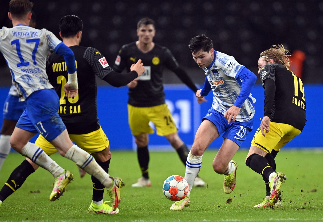 Dezastru pentru Dortmund în Bundesliga! Borussia s-a făcut de râs cu Hertha și își poate lua adio de la titlu. Avansul lui Bayern în Germania