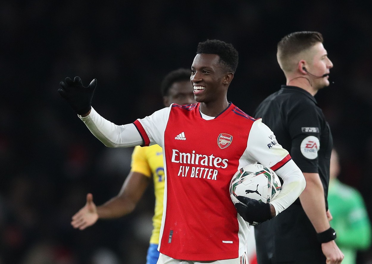 Arsenal Londra l-ar putea pierde în ianuarie pe Eddie Nketiah! Jose Mourinho îl vrea la AS Roma