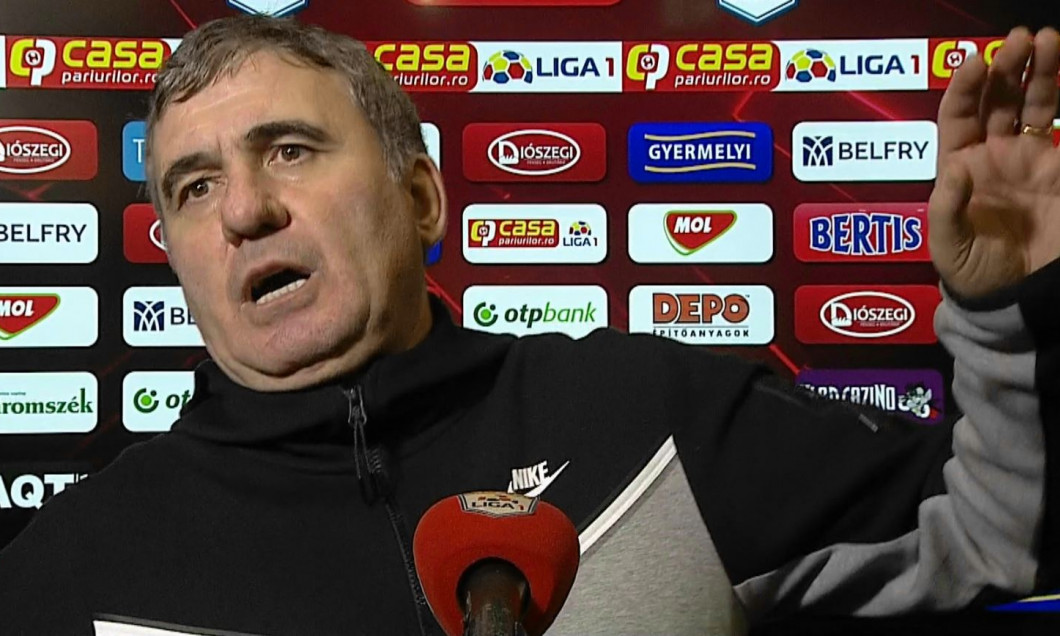 Gheorghe Hagi, un car de nervi! S-a certat cu reporterul și a pus la zid arbitrul: „Era arogant!”