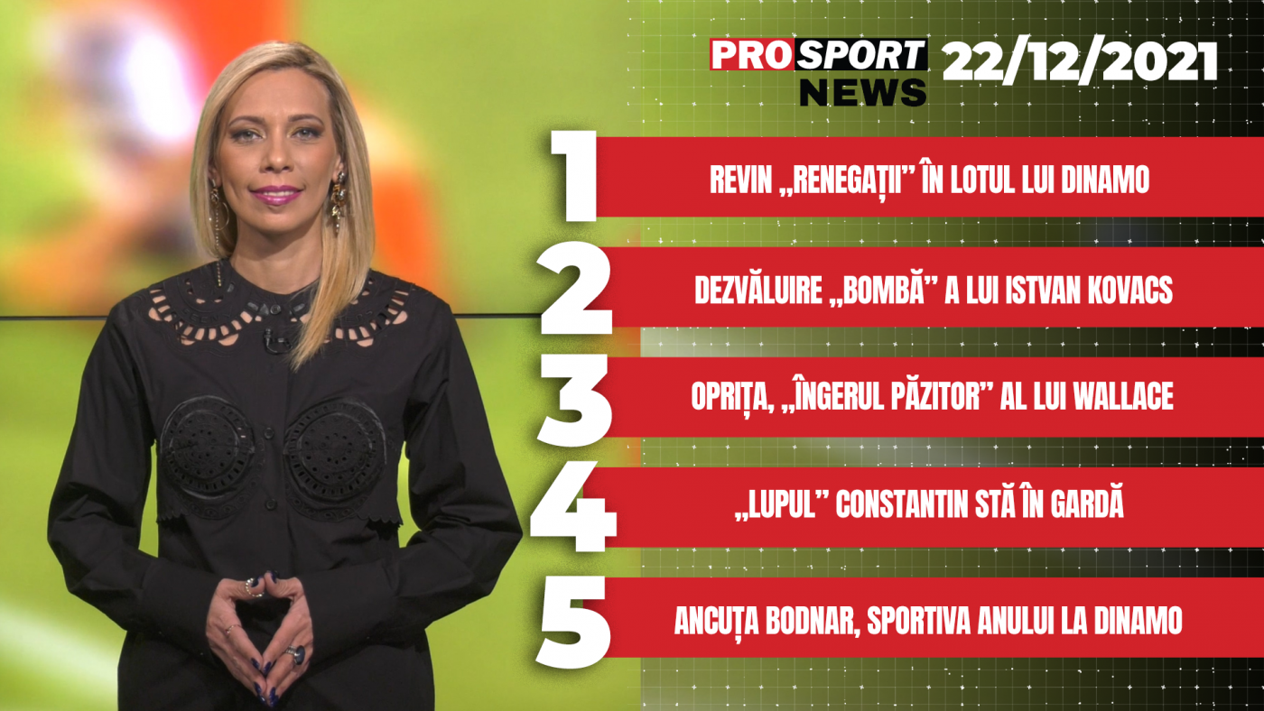 ProSport News | Revin „renegații” în lotul lui Dinamo după plecarea lui Mircea Rednic. Cele mai importante știri ale zilei | VIDEO