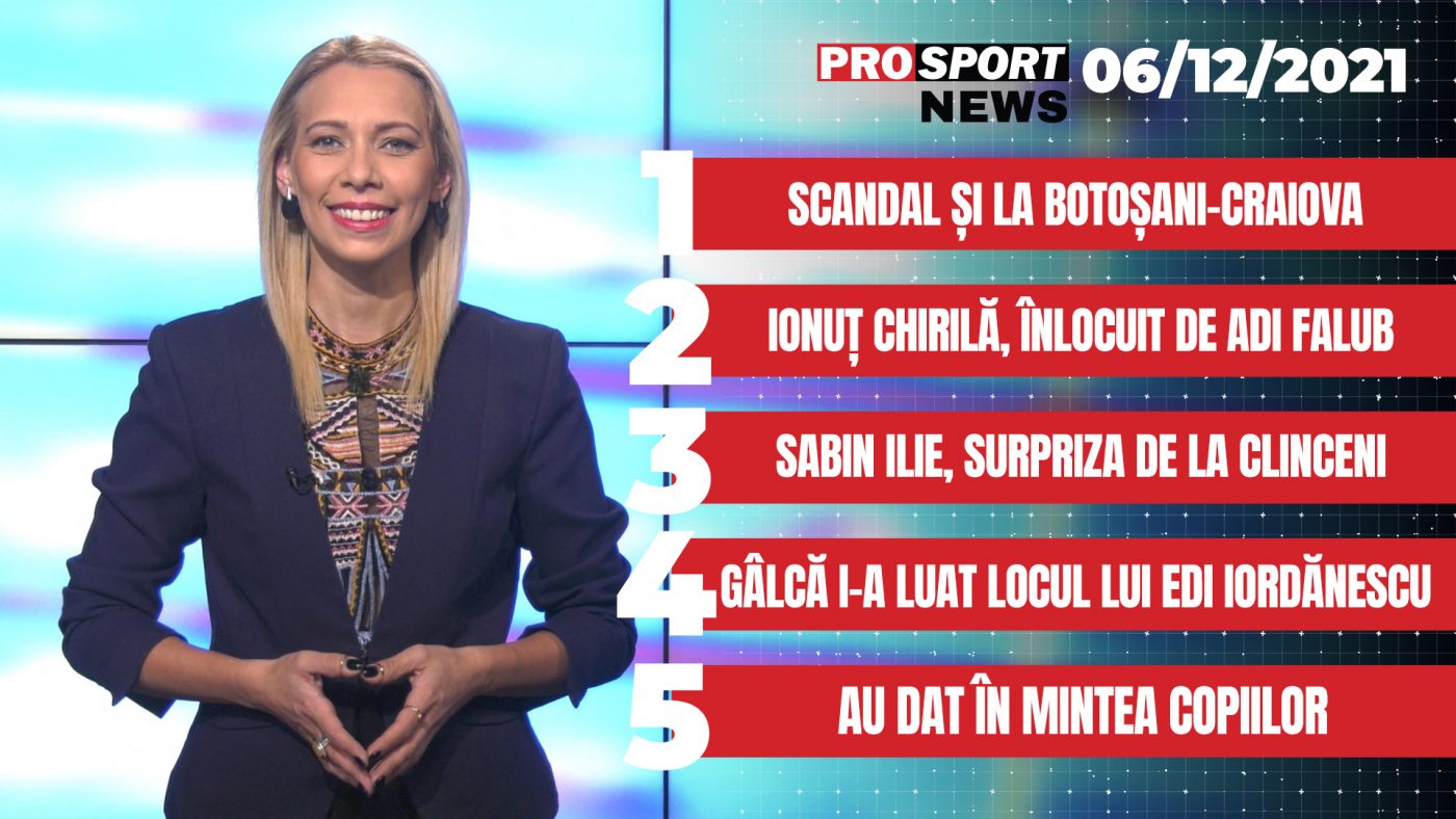ProSport News | Noi probleme cu arbitrajul în Liga 1: Scandal și la FC Botoșani – Unviersitatea Craiova. Cele mai importante știri ale zilei | VIDEO