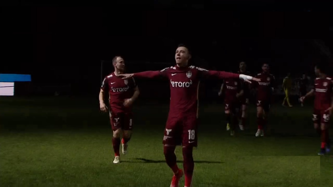 CFR Cluj – CS Mioveni 1-0, Live Video Online, în etapa 19 a Ligii 1. Valentin Costache a deschis scorul pentru ardeleni cu un șut din afara careului! A început a doua repriza