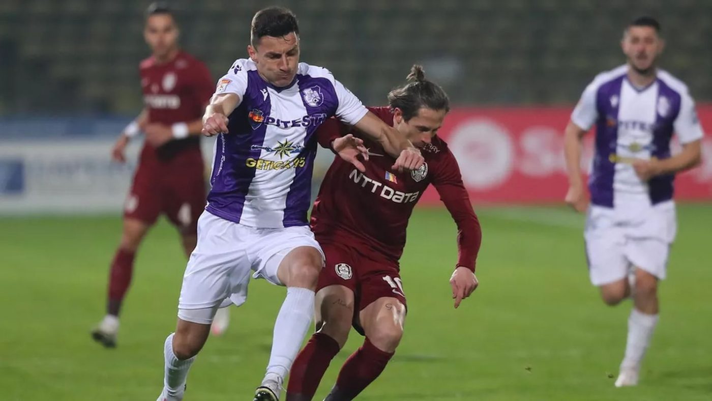CFR Cluj – FC Argeș 0-0, Live Video Online. Piteștenii țin în șah liderul din Liga 1 după prima repriză! Pauză în Gruia