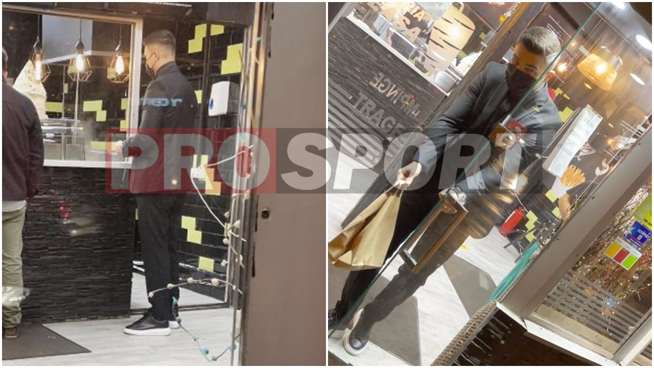Florin Bratu, „țiplă” chiar și la shaormerie! Deși e fit, selecționerul se mai răsfață și cu fast food | VIDEO EXCLUSIV