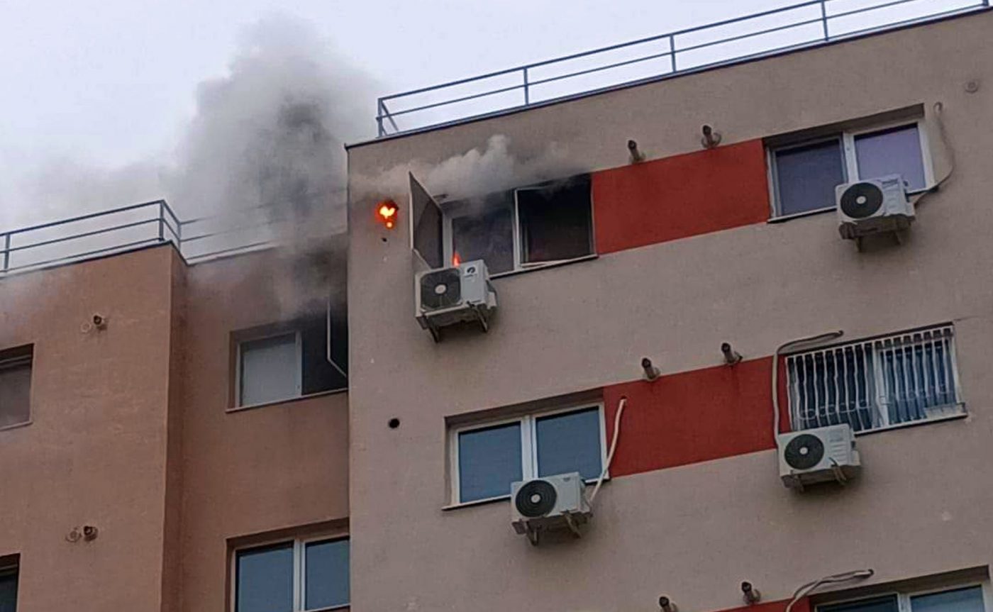 Incendiu în blocurile pe care le-ar deține Ionuț Negoiță, fostul patron de la Dinamo! Pompierii au intervenit de urgență | VIDEO