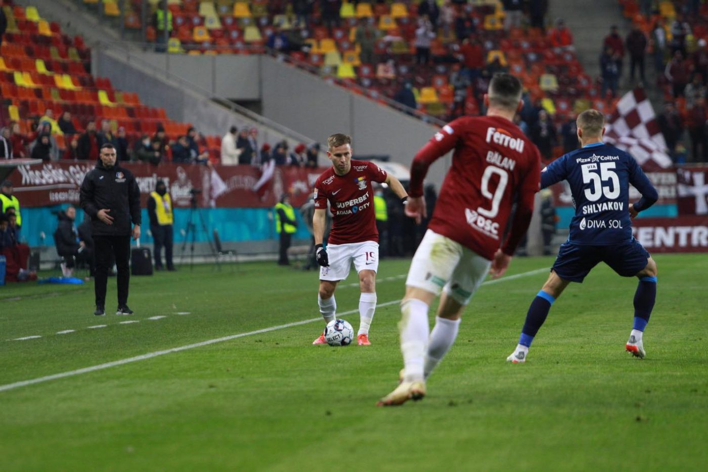Rapid – UTA Arad 1-1, Live Video Online în etapa 23 din Liga 1 | Giuleștenii restabilesc egalitatea în inferioritate numerică!