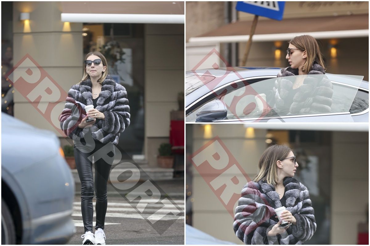 Alexandra Becali, apariție uluitoare la cafenea! Poartă haină de blană și bijuterii cu diamante | FOTO EXCLUSIV