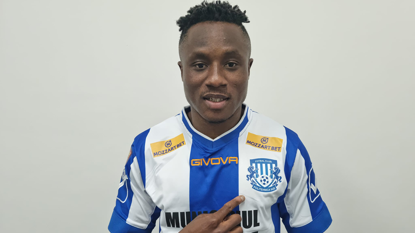 Un ivorian care a trecut pe la Cagliari și Torino a semnat cu Poli Iași. E a doua achiziție în acest an a echipei lui Costel Enache