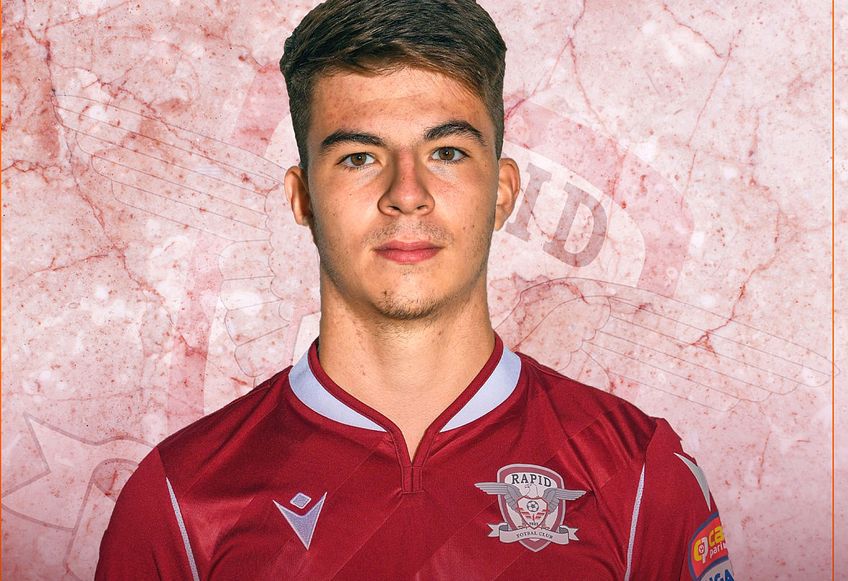 Fiul lui Bogdan Lobonț impresionează în tricoul Rapidului. „Va ajunge departe în fotbal. Este bun de tot!”