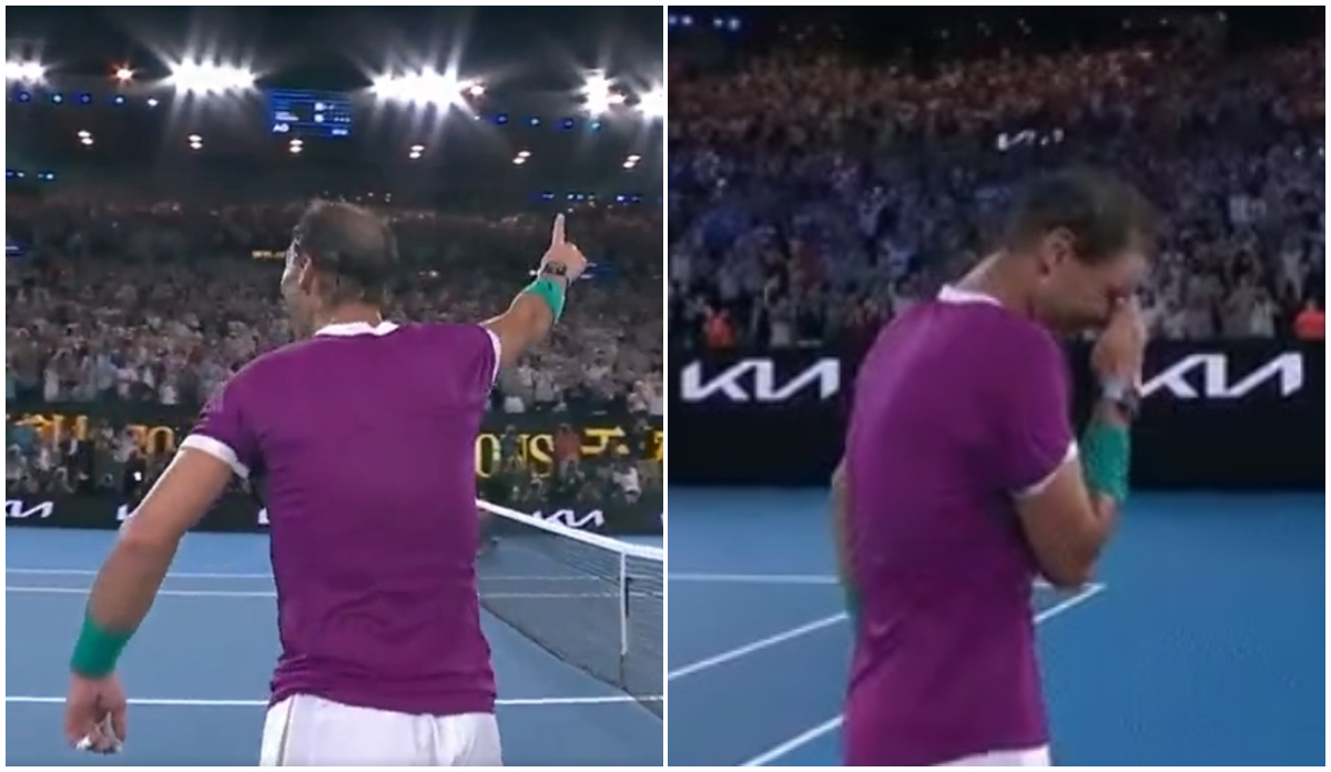 Rafael Nadal, ce descătușare după finala istorică de la Australian Open! Bucurie fără margini și gesturi savuroase ale campionului spaniol | VIDEO
