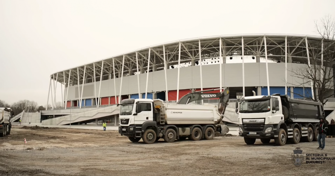 Șantier la stadionul Steaua! Ce lucrări au loc la arena echipei din Liga 2. „Durata este de 3 luni!” | VIDE&FOTO