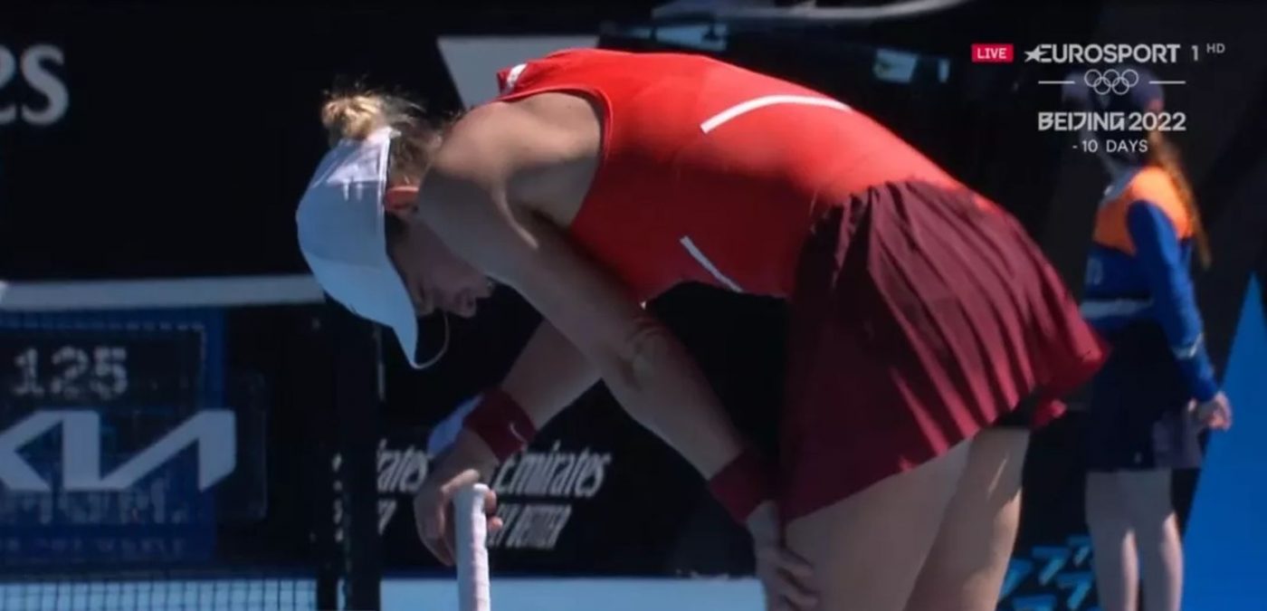 Simona Halep a răbufnit în timpul meciului cu Alize Cornet din optimile Australian Open: „Hai, Toni, măcar tu! Zi ceva acolo!”