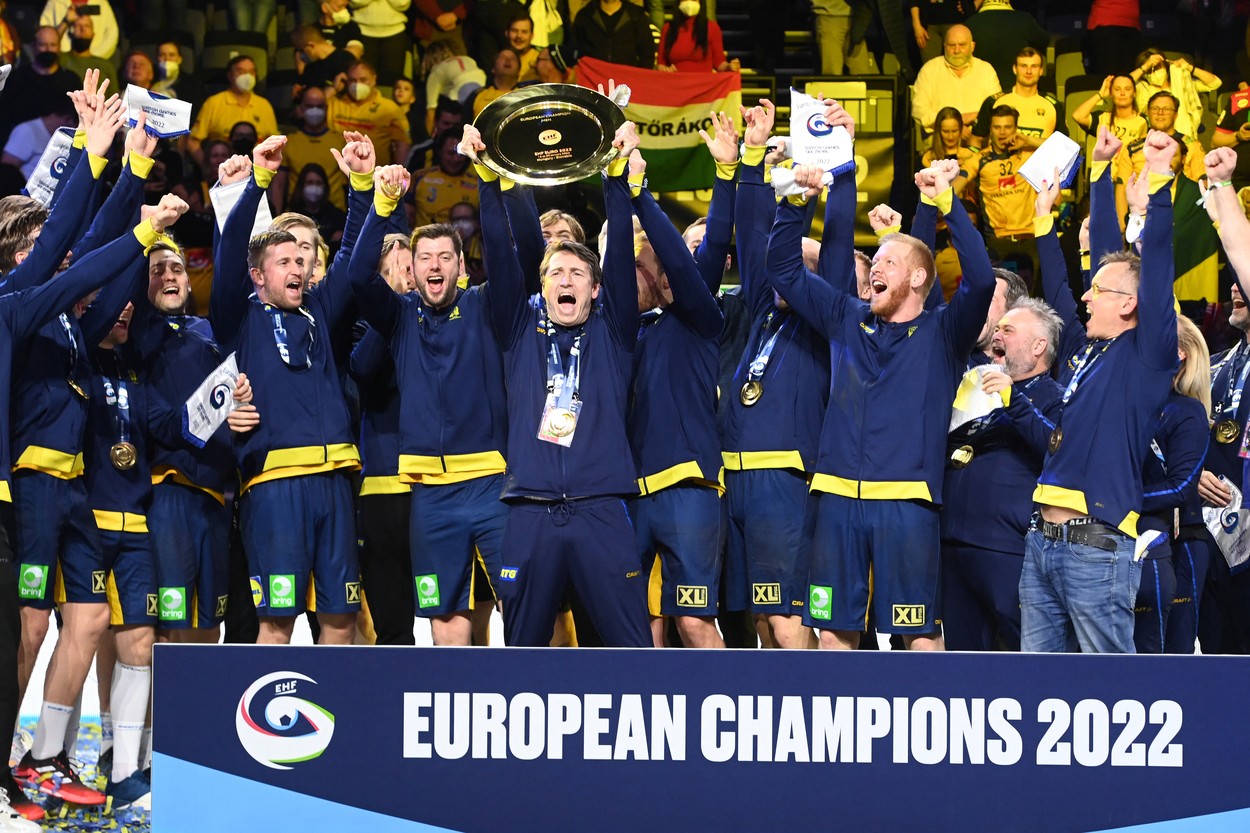 Suedia, campioana Europei la handbal masculin! Dramă pentru Spania, care a pierdut în ultima secundă | VIDEO