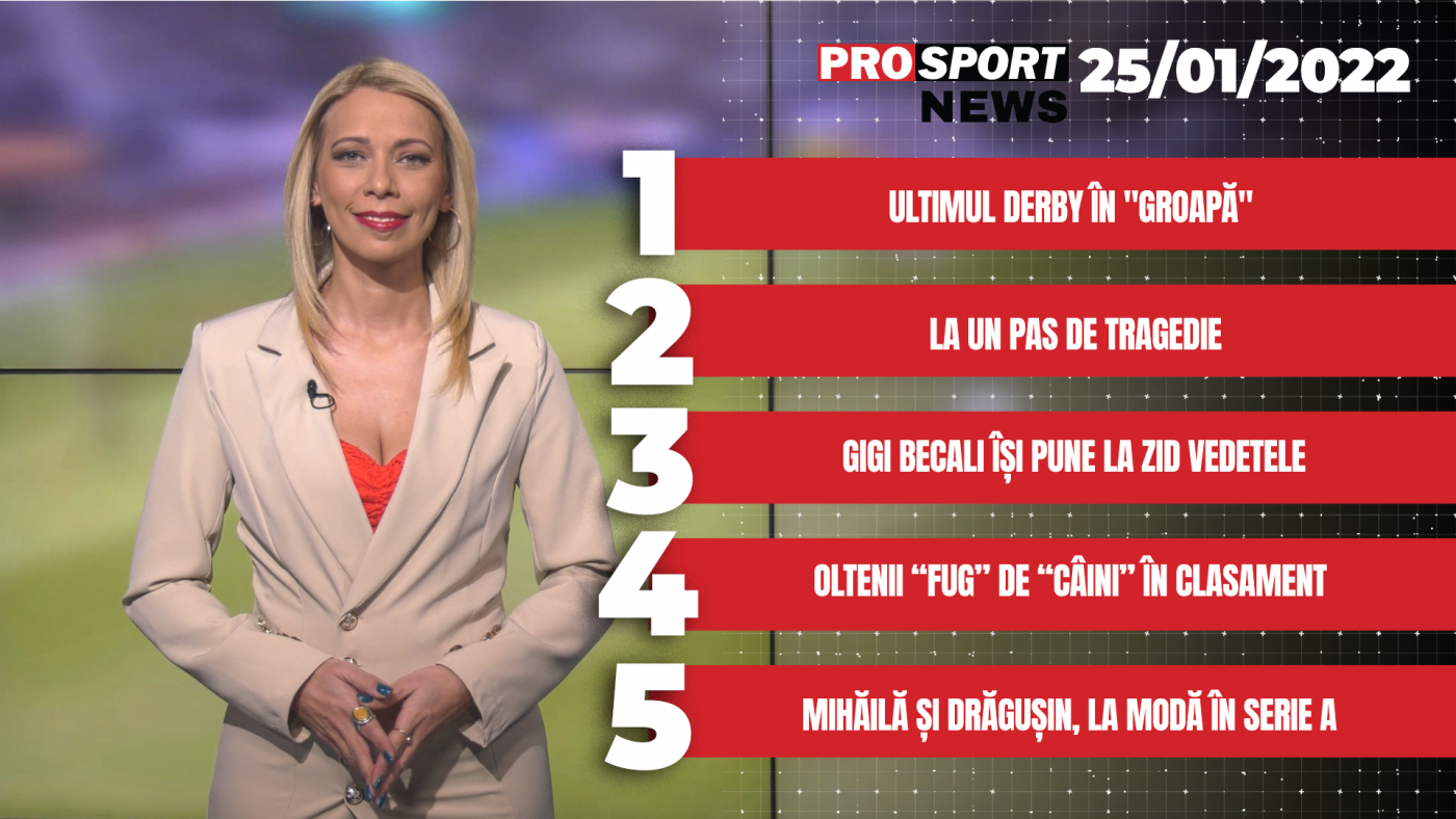 ProSport News | Dinamo – FCSB, ultimul derby în „Groapă”. Cele mai importante știri ale zilei | VIDEO