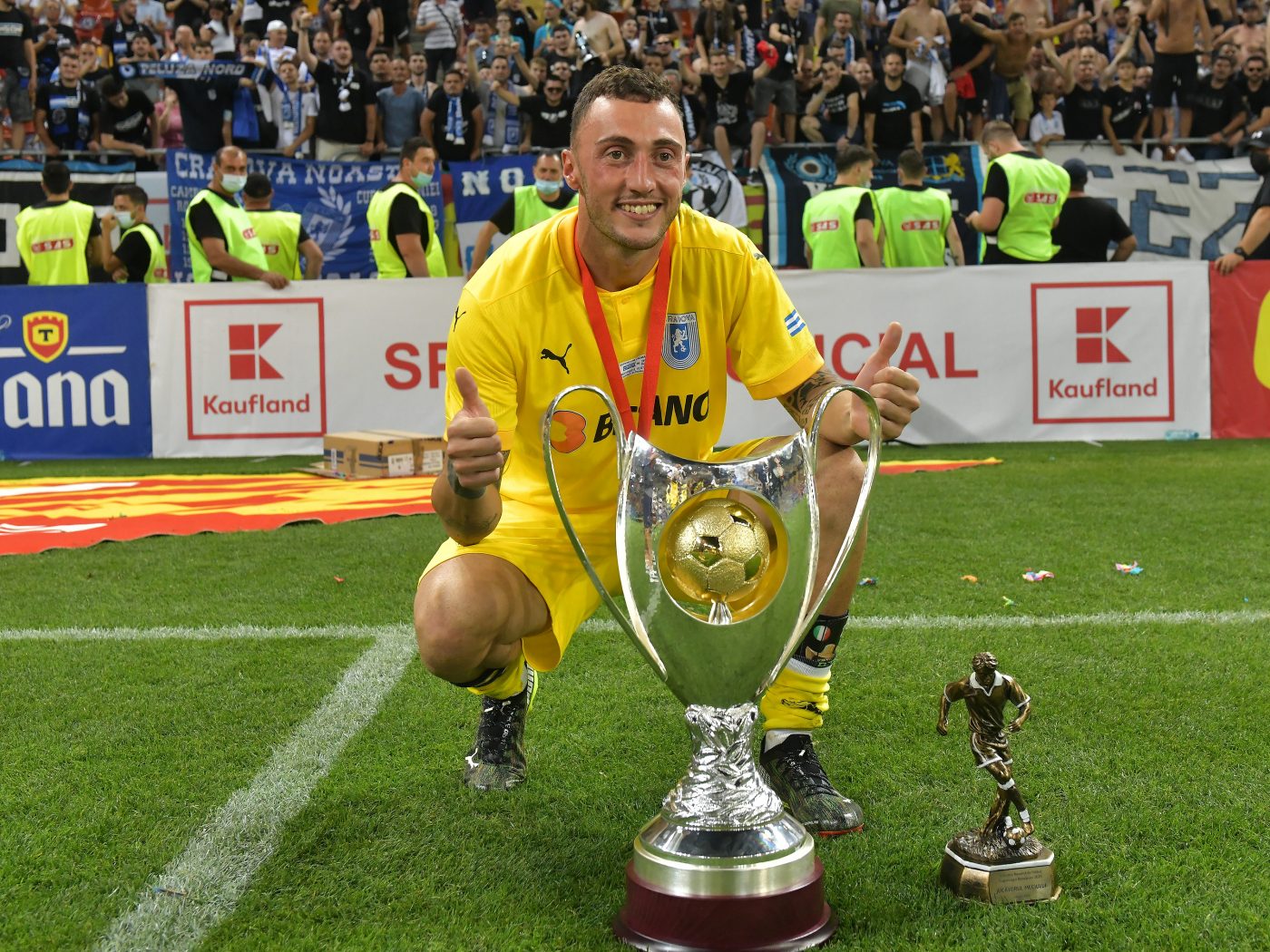 Mirko Pigliacelli a aflat în cantonamentul din Turcia că a devenit tătic! Ce vis are fotbalistul pentru băiatul lui: „Dacă va fi și el portar la Craiova o să fie super!” | VIDEO