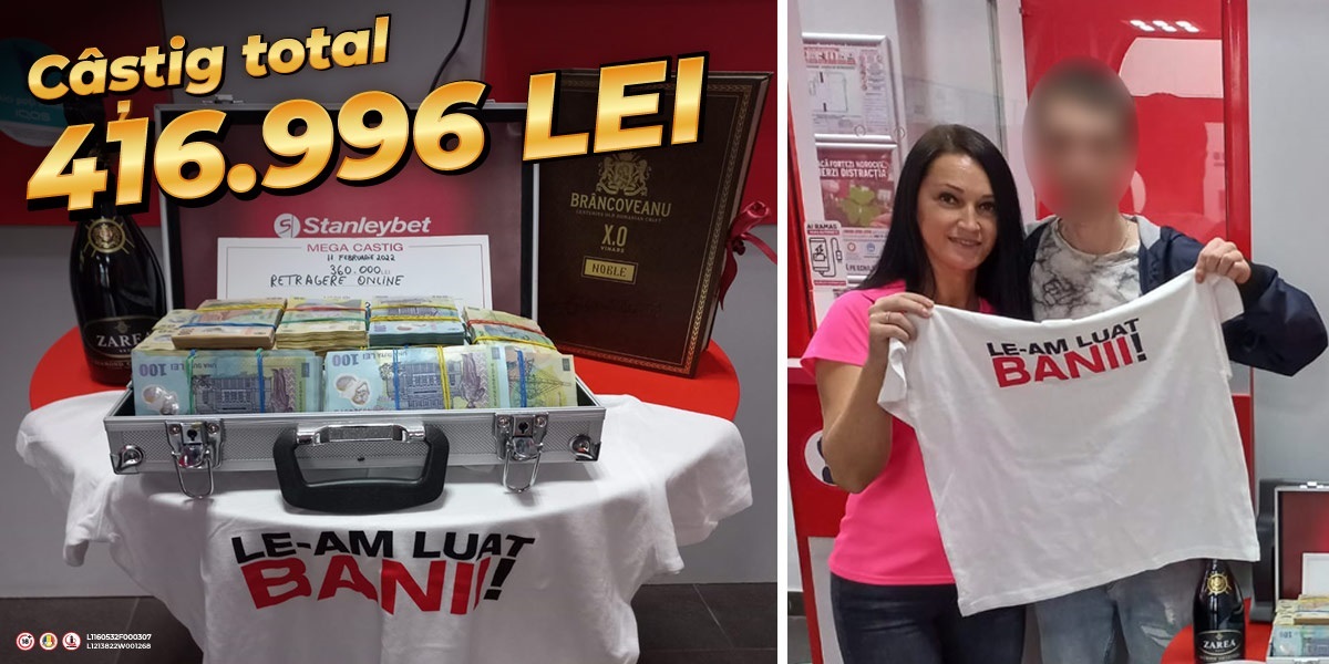 ADVERTORIAL | A luat Jackpot-ul de 416.996 lei: „Am început să plâng”