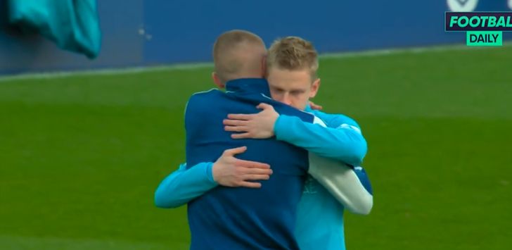 Imagini emoționante înainte de Everton – Manchester City! Ucrainenii din Premier League, cu lacrimi în ochi după atacul Rusiei | VIDEO