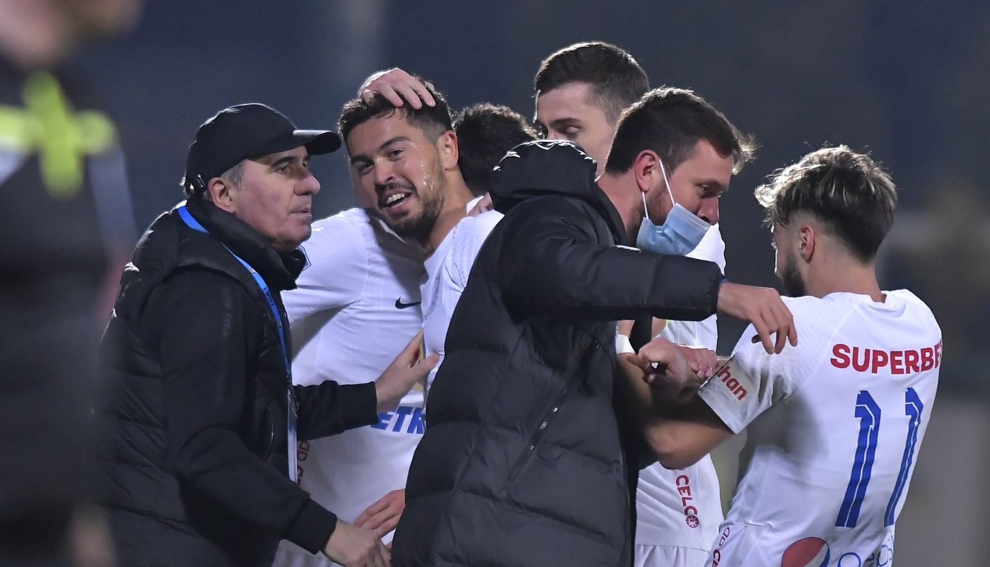 Academica – Farul Constanța 2-8. Echipa lui Gică Hagi a marcat din toate pozițiile. E scorul sezonului în Liga 1!