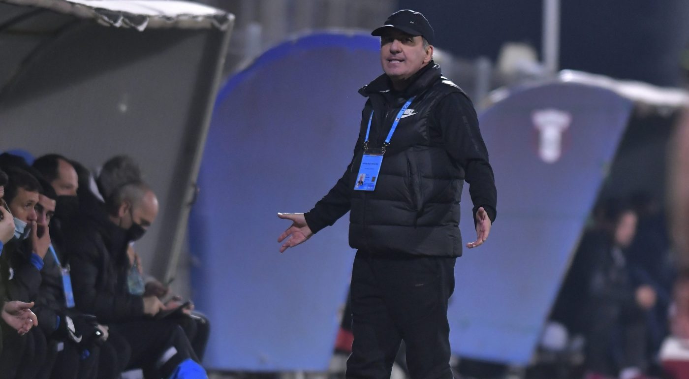 Gică Hagi s-a enervat după victoria categorică obținută cu Academica Clinceni. „Nu vreau! Vorbiți despre noi!”