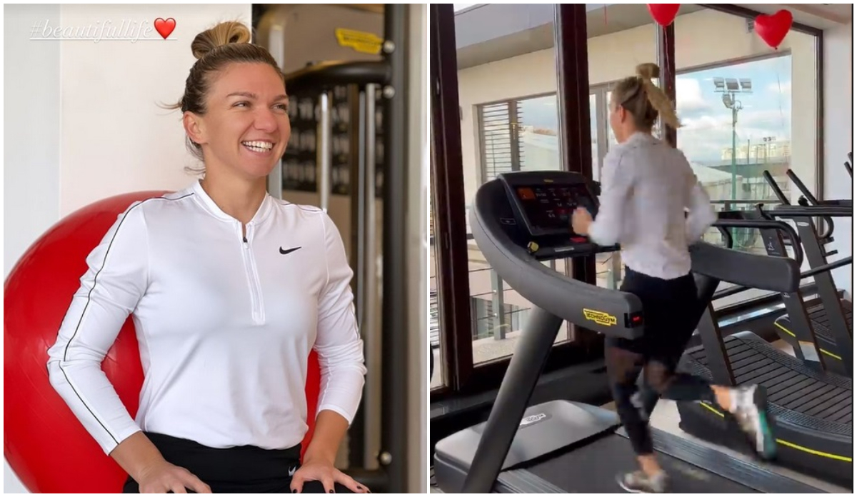 Simona Halep a îmbinat sportul cu iubirea de Dragobete! Românca a revenit la antrenamente după înfrângerea de la Doha și a oferit mai multe imagini spectaculoase | FOTO