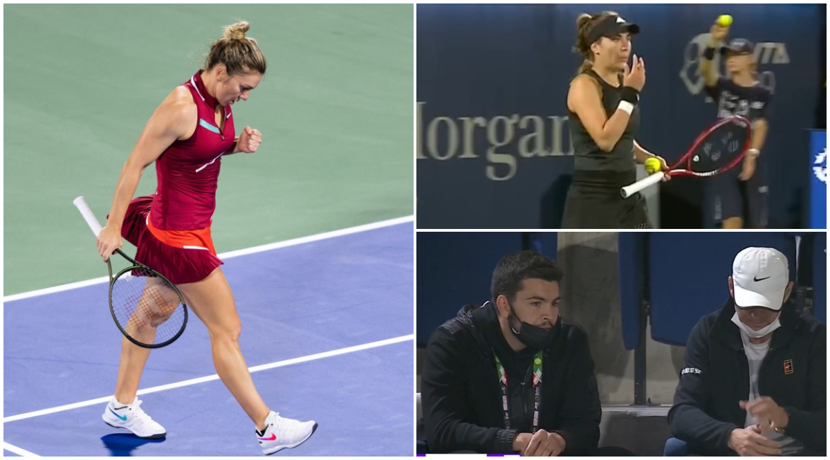 Culmea antrenoratului în tenis. Gabriela Ruse a avut nu unul, ci doi antrenori, dar Simona Halep le-a anihilat tactica de una singură! Statistica surprinzătoare a partidei de la Dubai
