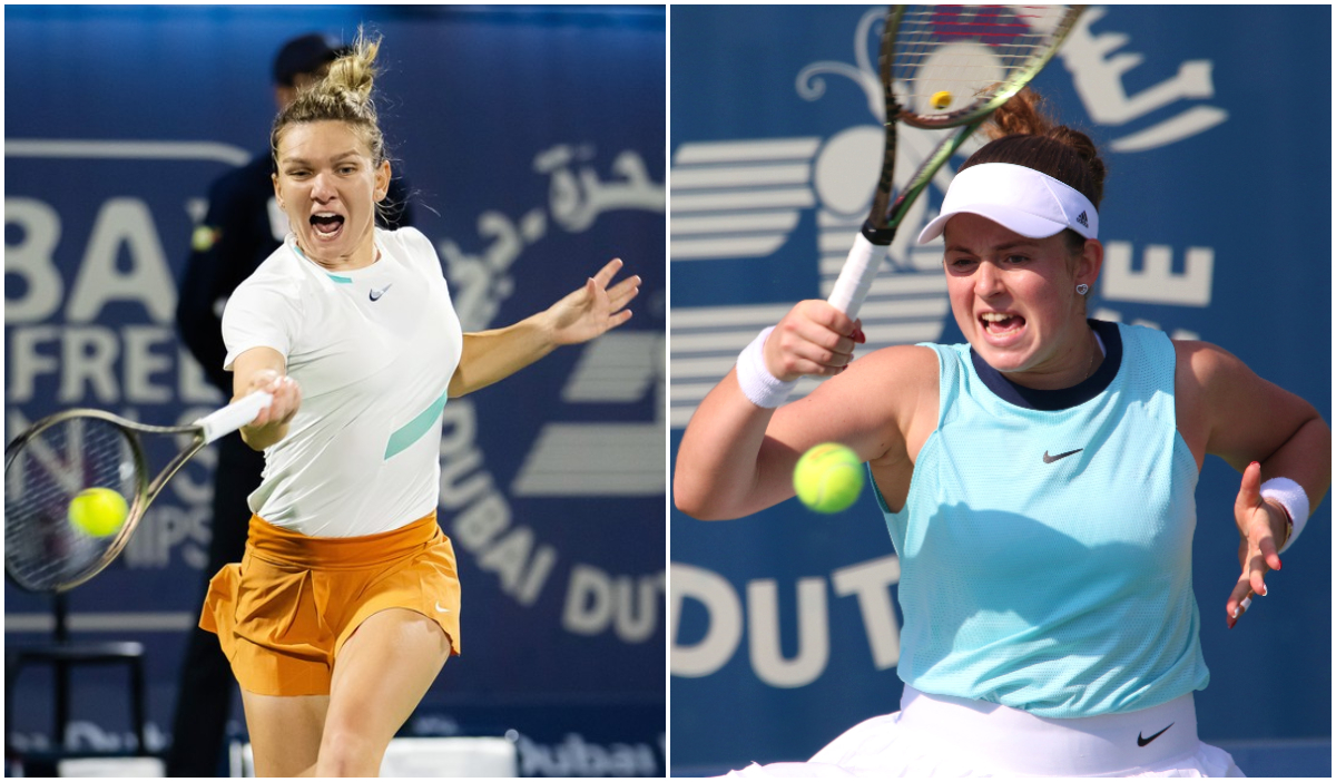 Simona Halep – Jelena Ostapenko 6-2, 6-7, 0-0 în semifinale la Dubai! Live Video Online. Românca pierde un set de coșmar: nu a luat niciun punct în tie-break!
