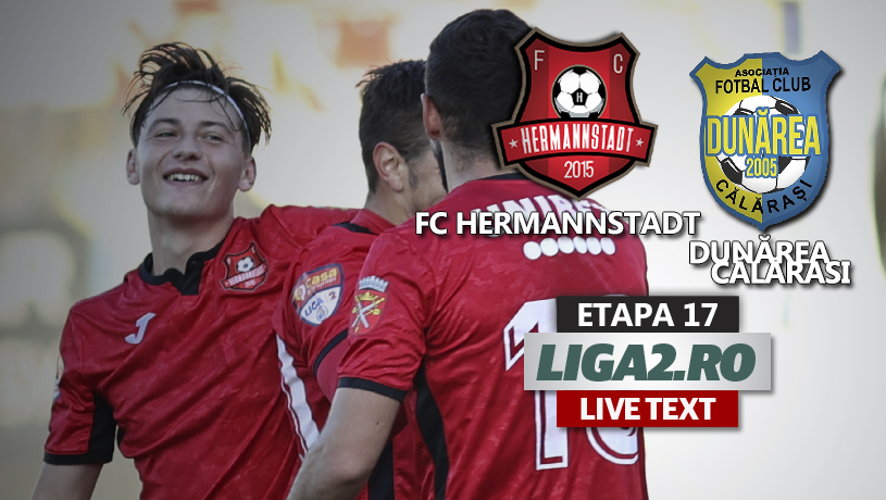 A fost execuție în direct! FC Hermannstadt s-a distrat cu Dunărea Călăraşi la primul lor meci oficial din 2022